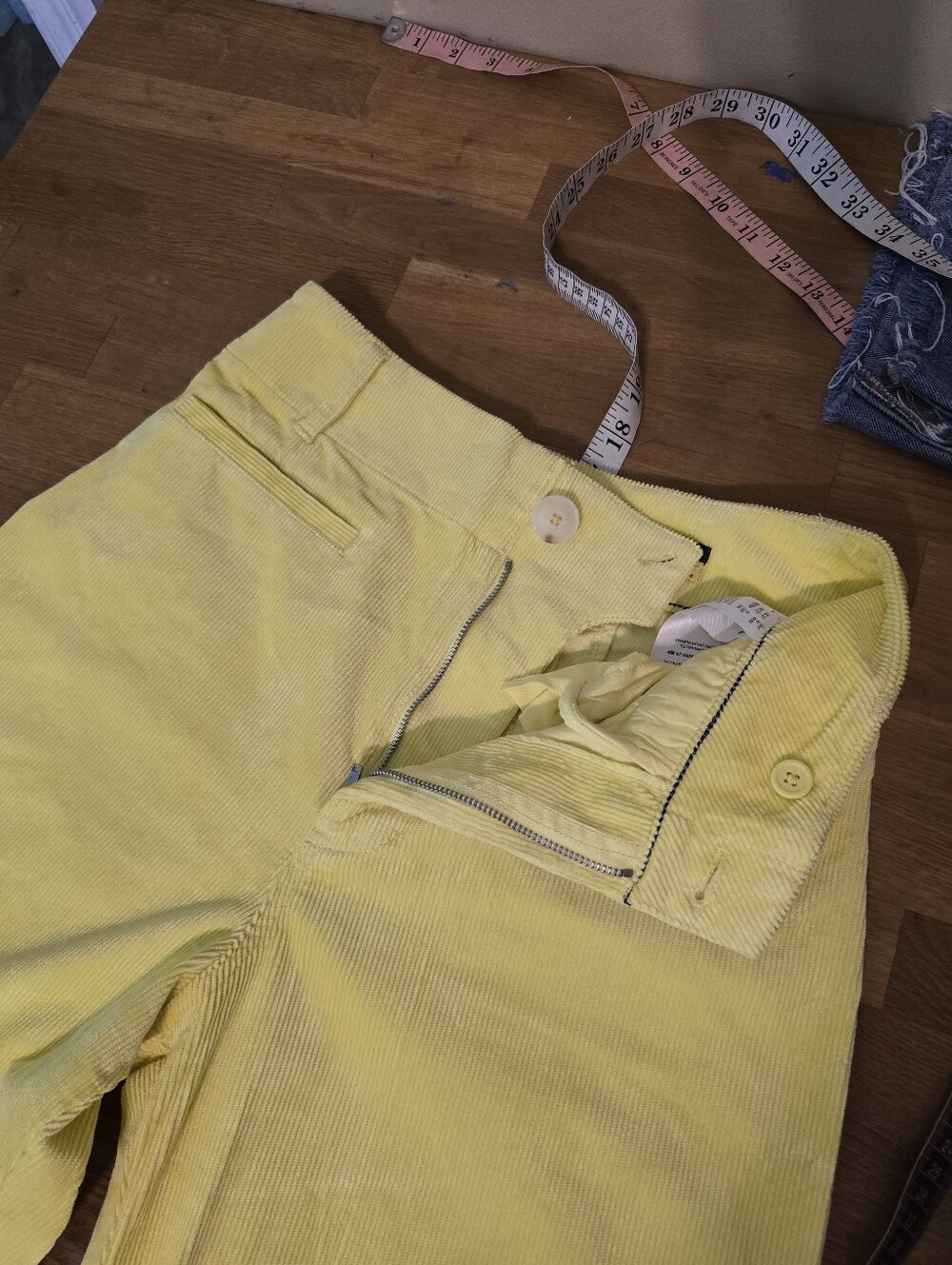 Maeve Colette Pants Corduroy Wide Leg Trousers 27 - Picture 10 of 13